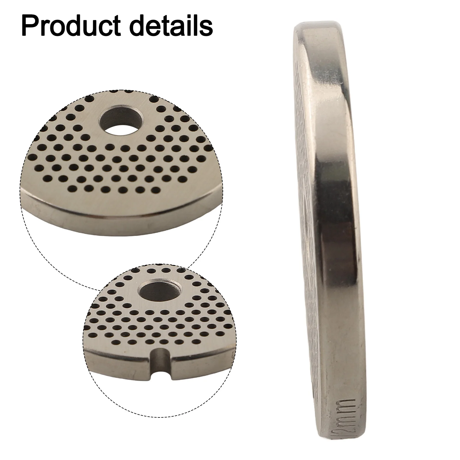 Для различных перфорированных дисковых мясорубок с отверстиями из нержавеющей