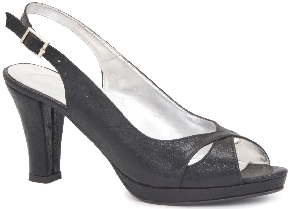 

Gedikpasalı Ays 1028 Black 2021 Summer Season Women Sandals Party Front Back Open Platform Heels Elegant Wedding Evening Dresses