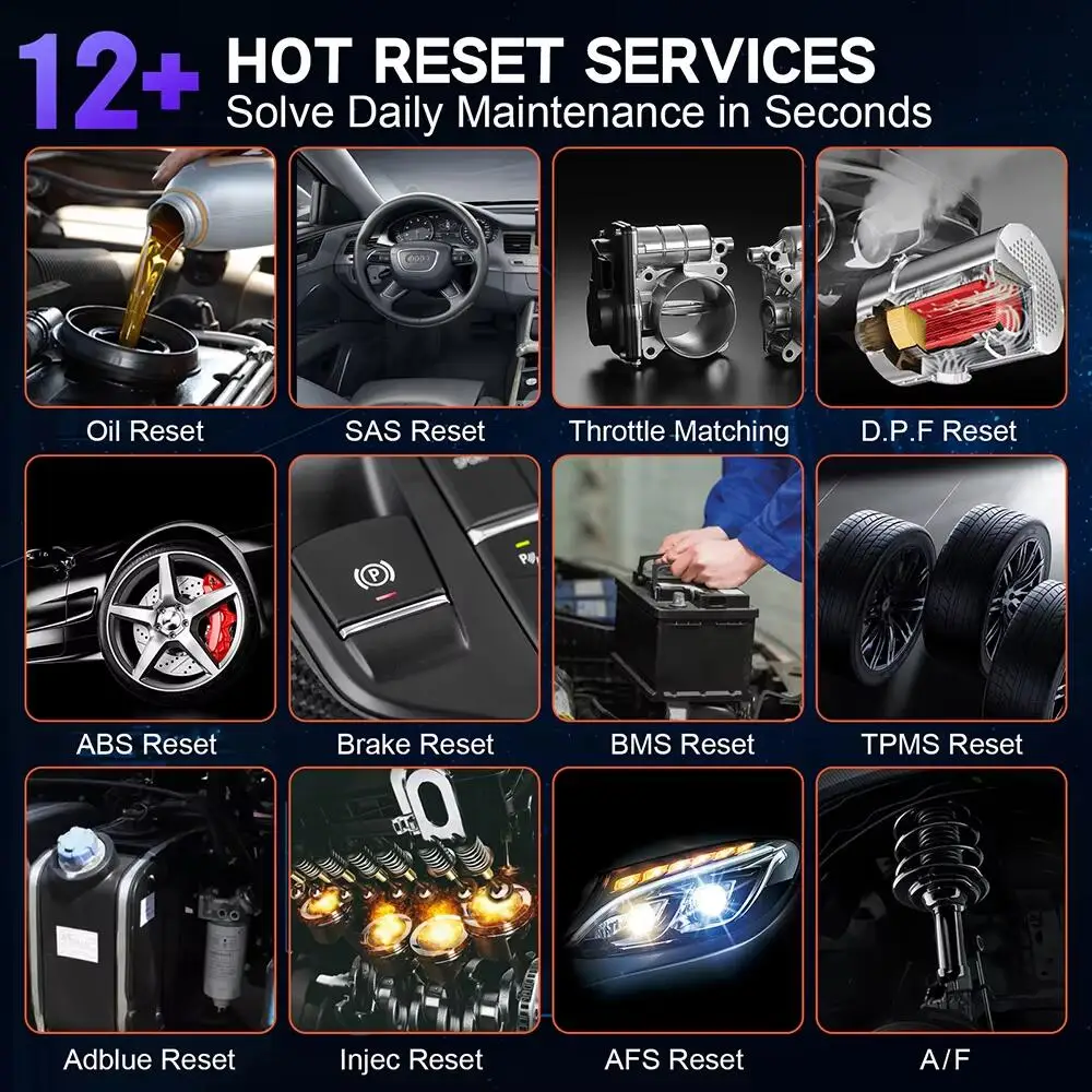 Запуск X431 CRP129E V2.0 obd2 сканер профессиональный ENG AT ABS SRS диагностический инструмент