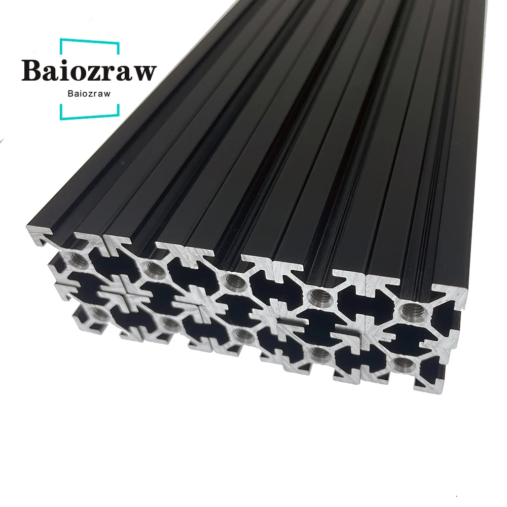 Baiozraw Misumi комплект рамок для экструзии V2.4 3D принтер черные анодированные штифты