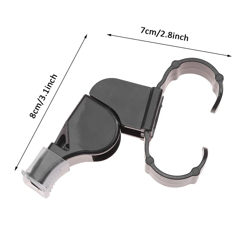 Черный пластиковый свисток для пальцев спортивный скейт футбольный рефери рот