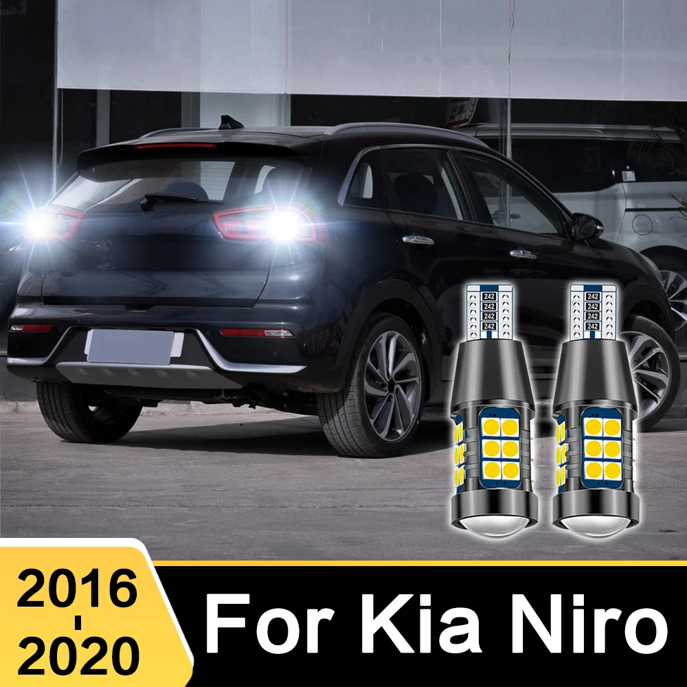 2 шт. для KIA Niron 2016 2017 2018 2019 2020 W16W T15 912 921 906 922 светодиодные автомобильные лампы
