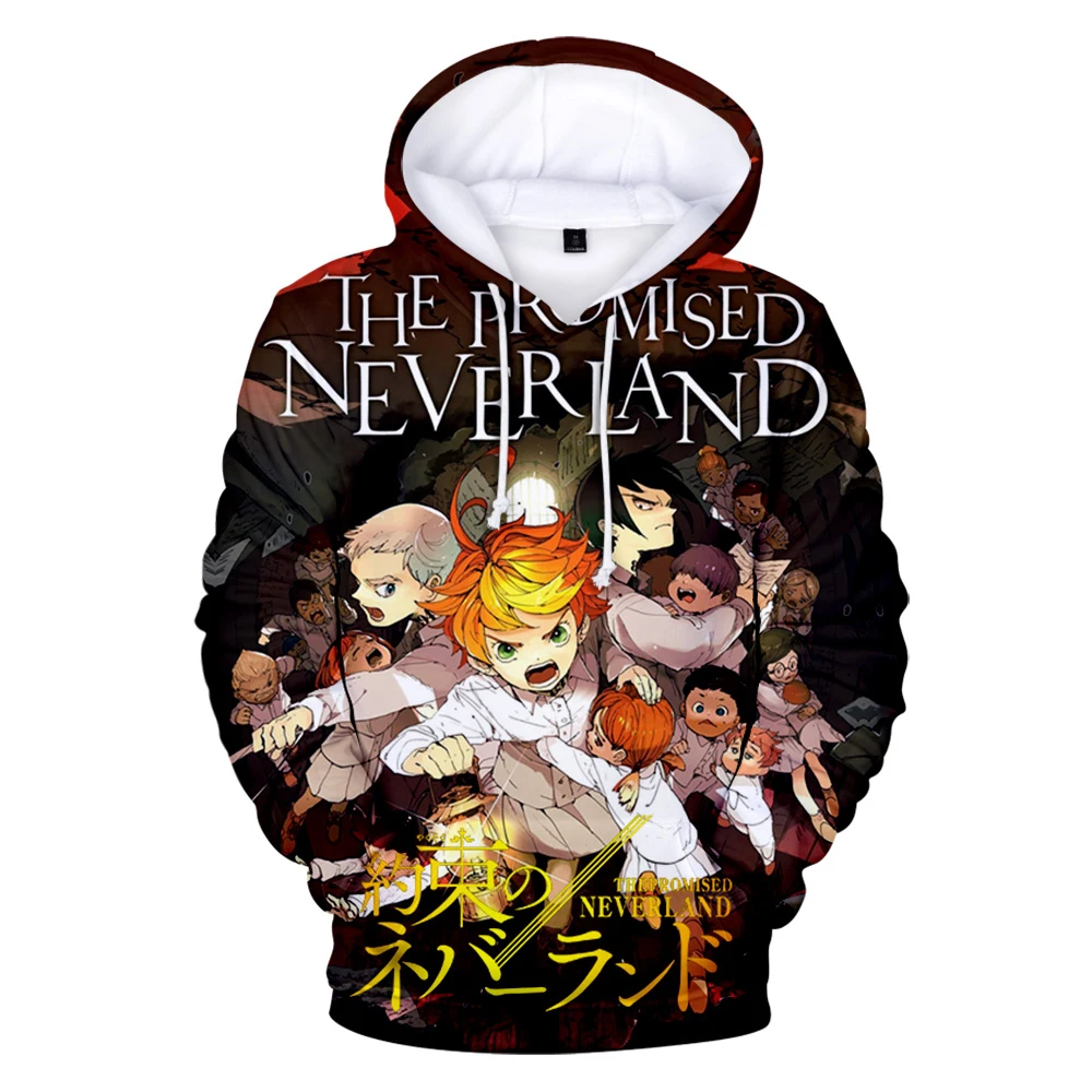 

The Promised Neverland 3D Printed Hoodie Women/Mens Fashion Long Sleeve Hooded Sweatshirt Hot Sale Casual Streetwear