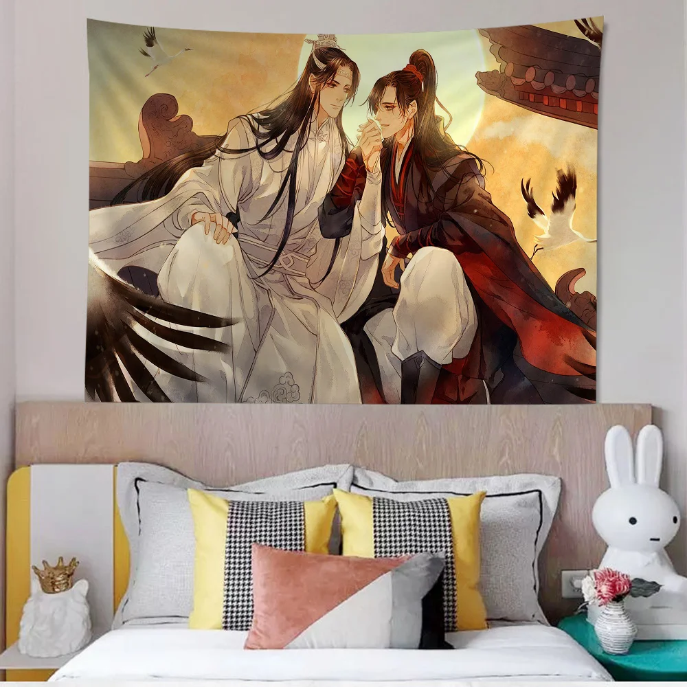 Гобелен с рисунком МО дао ЗУ Ши гобелен богемные настенные гобелены Мандала