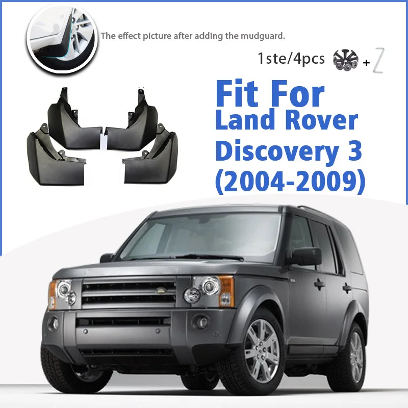 

Для Land Rover Discovery 3 LR3 2004-2008 передние и задние брызговики, брызговики Lr3 аксессуары, брызговики, брызговики, крыло