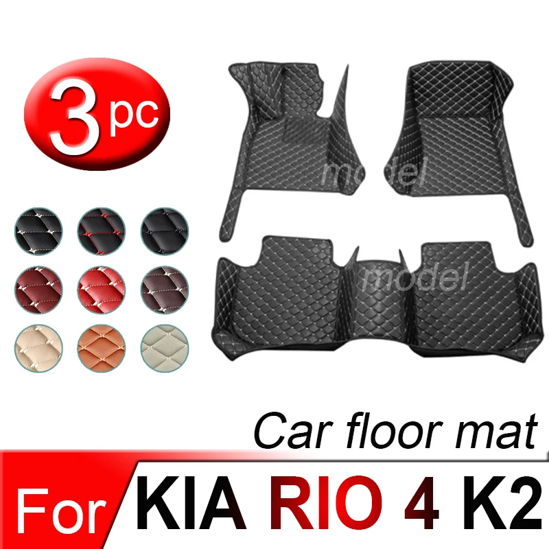

Автомобильные коврики для KIA RIO 4 K2 X-Line 2022 2021 2020 2019 2018 2017, коврики на заказ, аксессуары для автомобильного интерьера, Чехлы, декоративные коврики