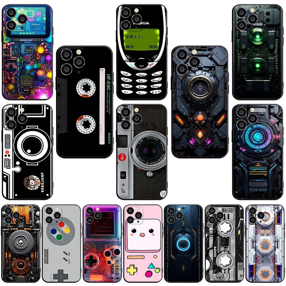 Силиконовый чехол для игровой консоли BK-21 iPhone X XS 6 6S SE 7 8 15 16 Pro Max Plus