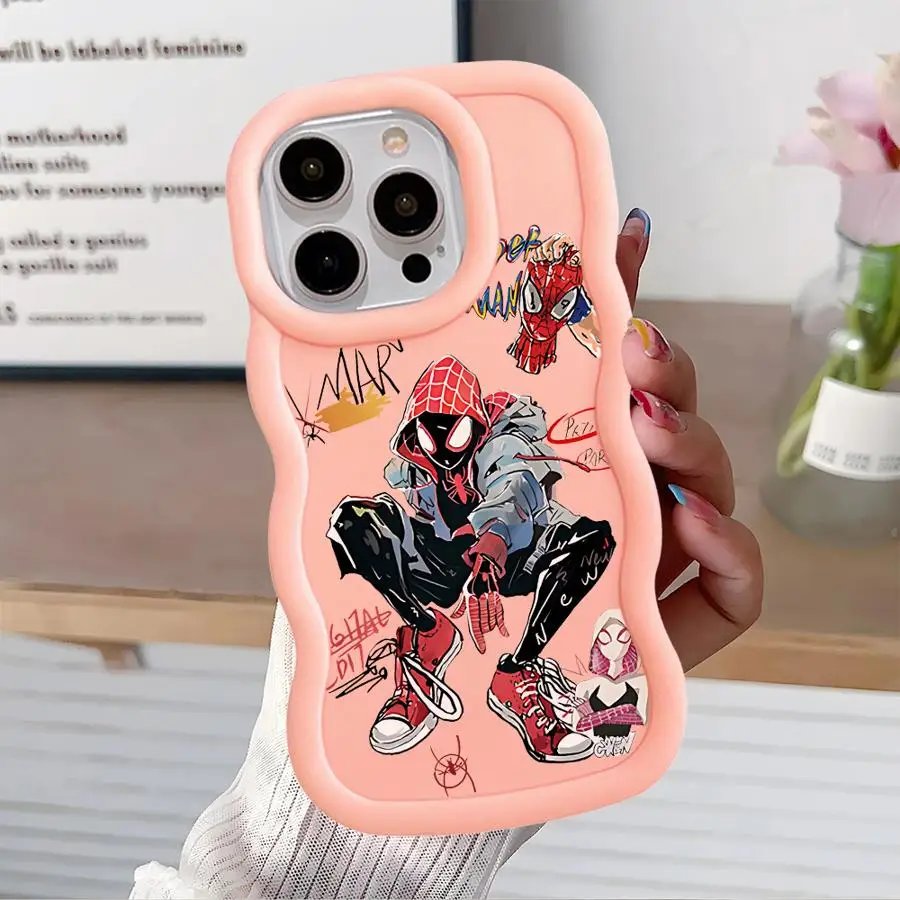 Marvel Superhero Spider-Man Phone Case for Realme C65 4G 5G C67 Narzo 30A N53 N55 50APrime 50iPrime 60x 70x 70 Pro Capa Cover