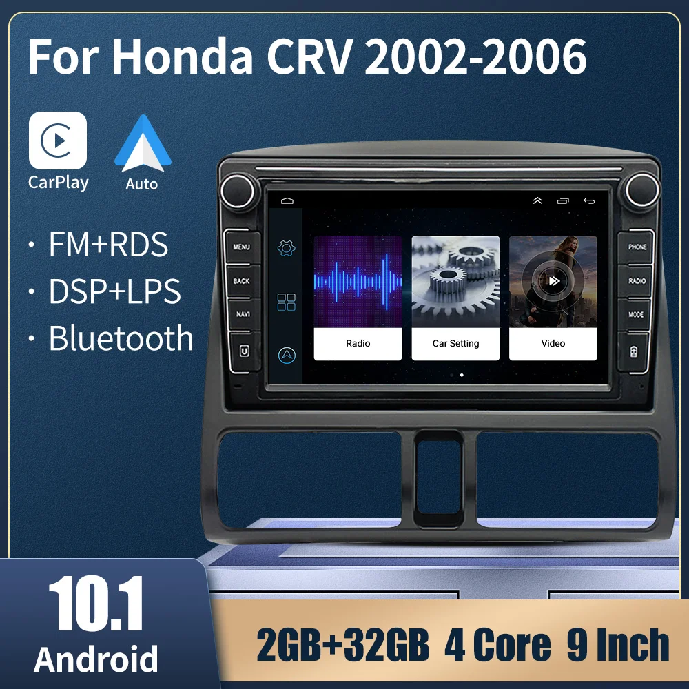 

2 Din Car Radio Player For Honda CRV 2002-2006 Auto Stereo Multimedia Video MP5 Navigation GPS Audio DSP DPS 2Din Carplay