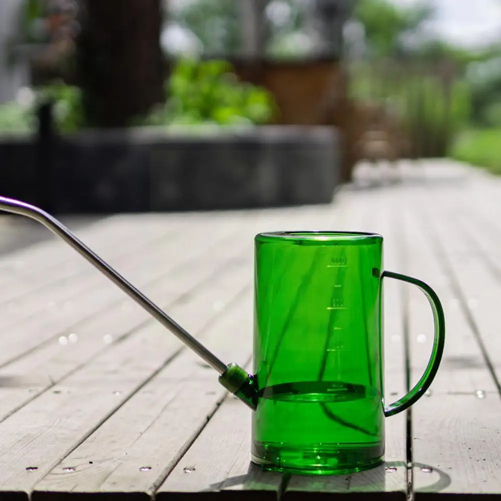 

Полив для растений с длинным ртом, пластиковый прозрачный прочный горшок, бытовые цветы, садовые стальные инструменты, поливальная кастрюл...