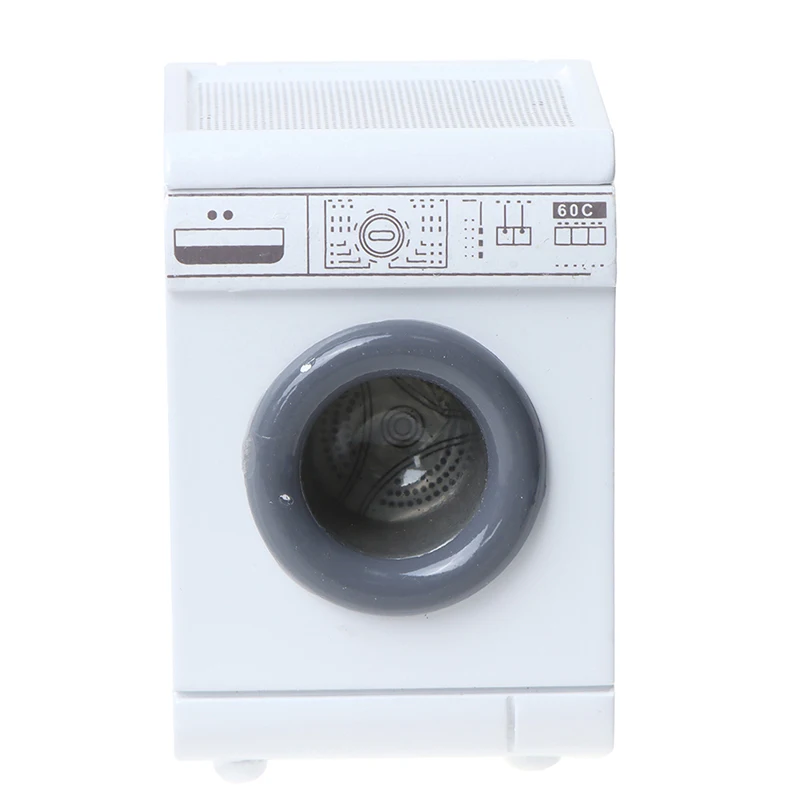 

1/12 Dollhouse Miniature Furniture Home Appliance Laundry Washing Machine Model