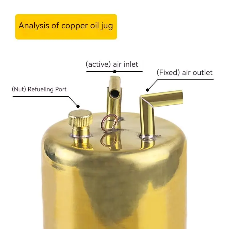 Welding Oil Pot Explosion-Proof Gas Valve Oil Tank Melting Gold and Silver Stainless Steel Jewelry Tools