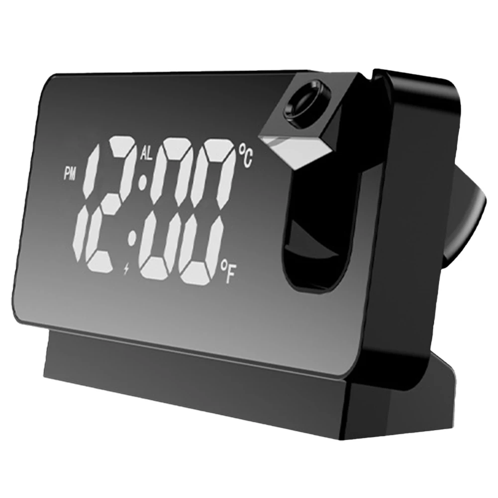 Цифровые Настольные Часы 180° ° Проектор С USB-зарядкой Будильник Календарем Для