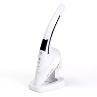 microcurrent vibration massager iron heat ion lead in wrinkles remover face lifting facial machine body skin tightening device