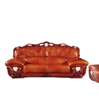 living room modern leather sofa european sectional sofa 9568