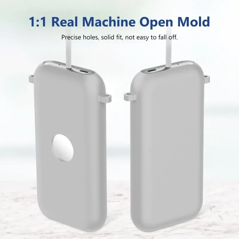 Для чехла Power Bank силиконовый удобный универсальный чехол с диагональным крестом