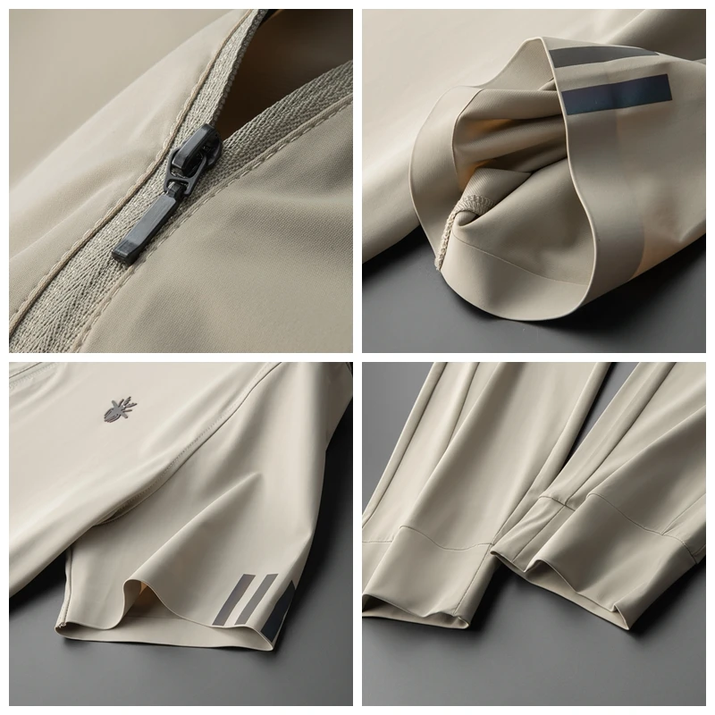 JSBD крутой летний высокоэластичный дышащий шелковистый мужской модный