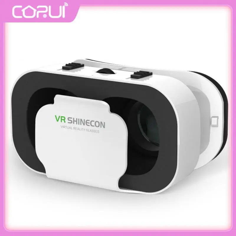 

Black White Eyeglass Stereo Elastic Band Design Onvenient And Firm Vr Shinecon G06e Adjustable Pupil Distance Abs