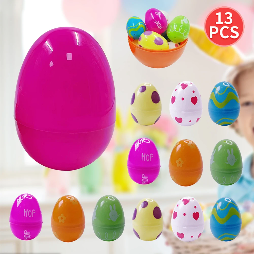 

12Pcs Dinosaur Egg Toys Surprise Easter Blind Eggs Decoration Mystery Boxes Plastic for Kids Gifts Presents Classroom Prize Toys