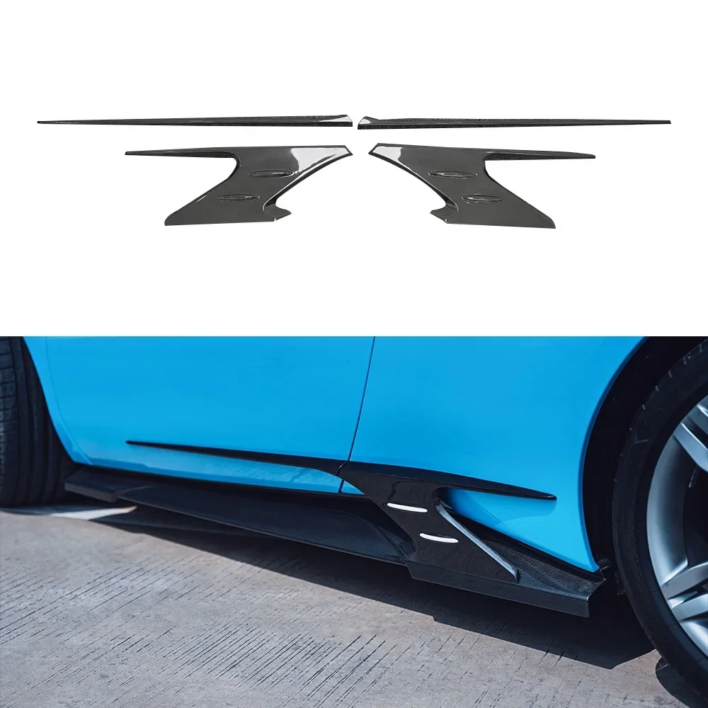 Сухой спойлер из углеродного волокна для Ferrari 296 GTB Facelift BatFury Aero Style передний и