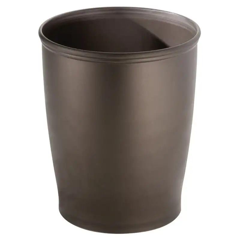 

Round Plastic Garbage Wastebasket, 8.35 Cesto de lixo Outdoor garbage can Tiny bin Outdoor trash can Trash can kitchen Trash can
