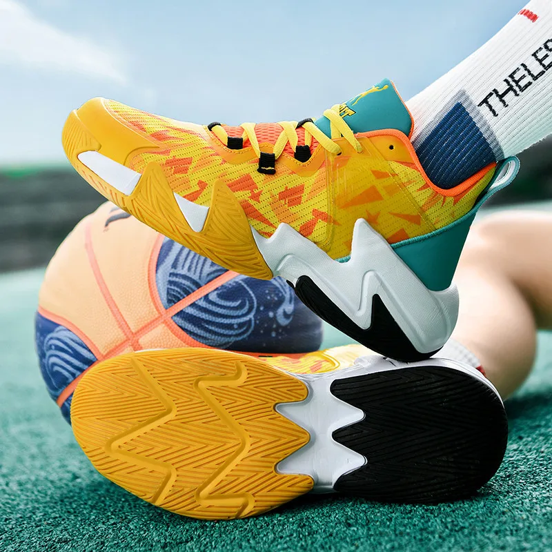 Spring Fashion Purple Men's Basketball Sneakers Men High Top Brand Sports Shoes for Basketball Professional Athletic Shoes Women