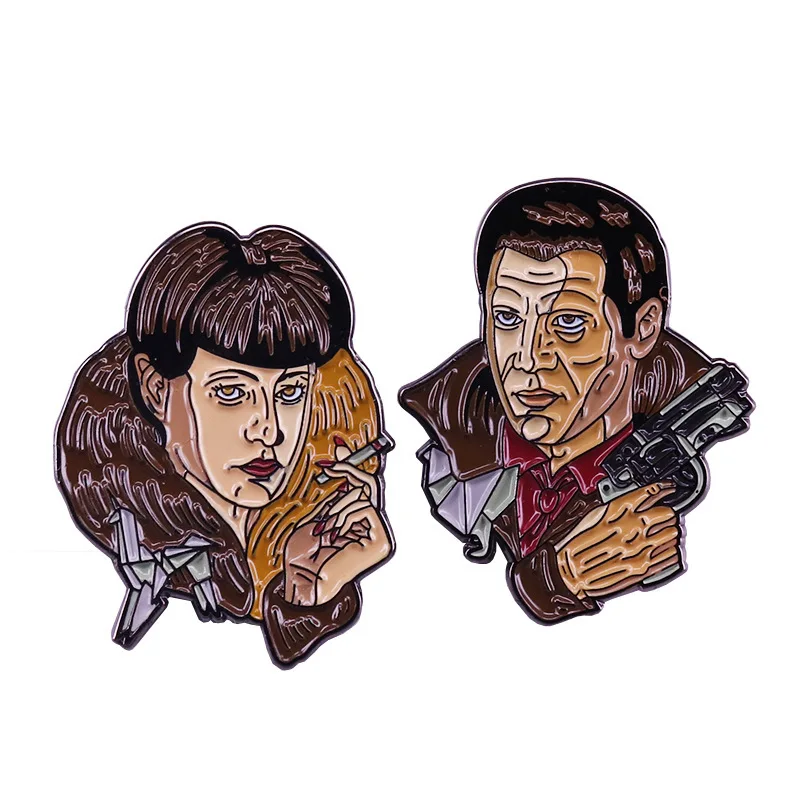 

Sci-fi Movie Fan Enamel Pin Wrap Clothes Lapel Brooch Fine Badge Fashion Jewelry Friend Gift