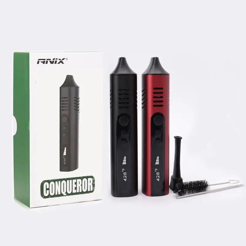 

Conqueror dry herb vaporizer kit 2200mAh with OLED Display Battery Electronic Cigarette kits Vape Pen VS Pathfinder V2 Vaporisor