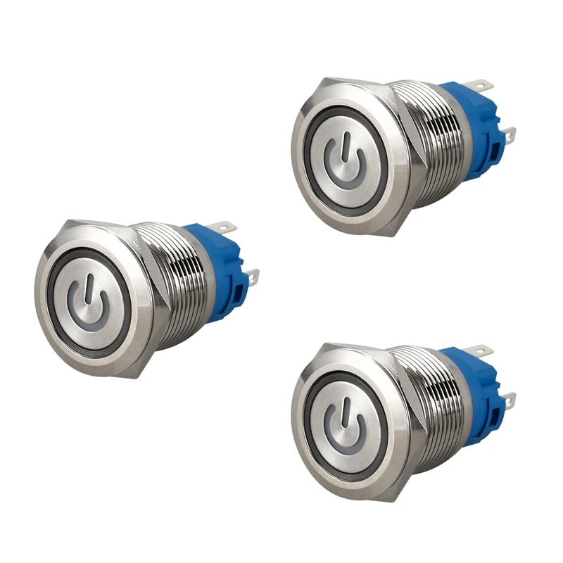 

3X 220V Push Button Switch