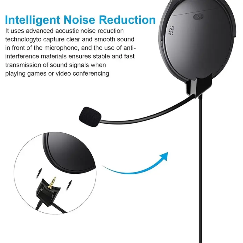 Фото [НОВИНКА! CCDD] Сменный аудиокабель для наушников Bose Quietcomfort 45, совместимый с игровыми микрофонами №1