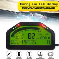 12v dpu rally gauge digital display lcd screen race dash universal dashboard sensor kit bluetooth compatible 9000 rpm do904