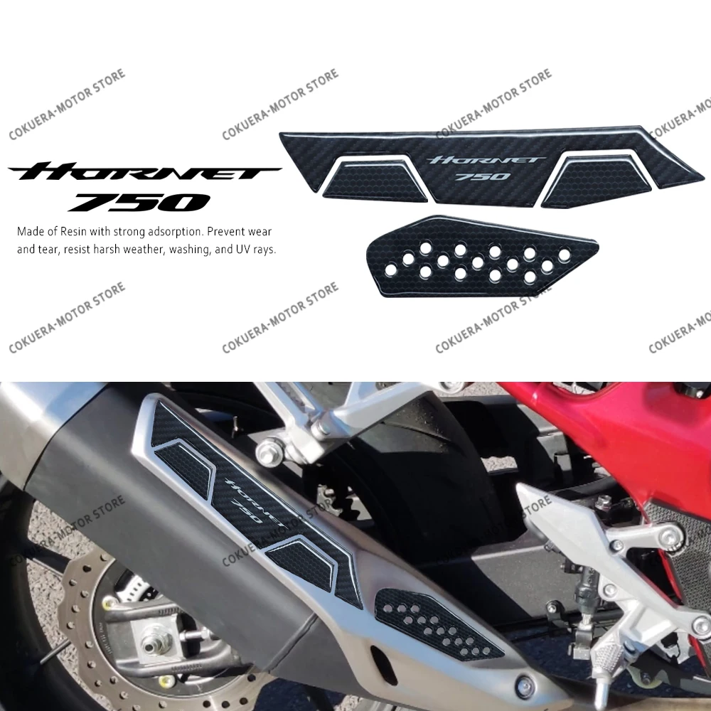 

Защитная 3D резиновая наклейка для глушителя мотоцикла Honda Hornet CB750 2022