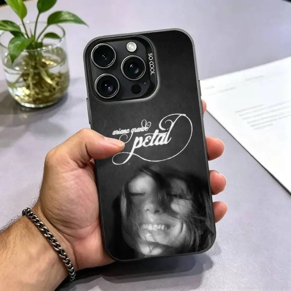 Фото Чехол для телефона Ariana Grande Petal для iPhone 17, 16, 15, 14, 13, 12, 11 Plus, Pro Max, XS, цветной, с серебряным покрытием внутри №3