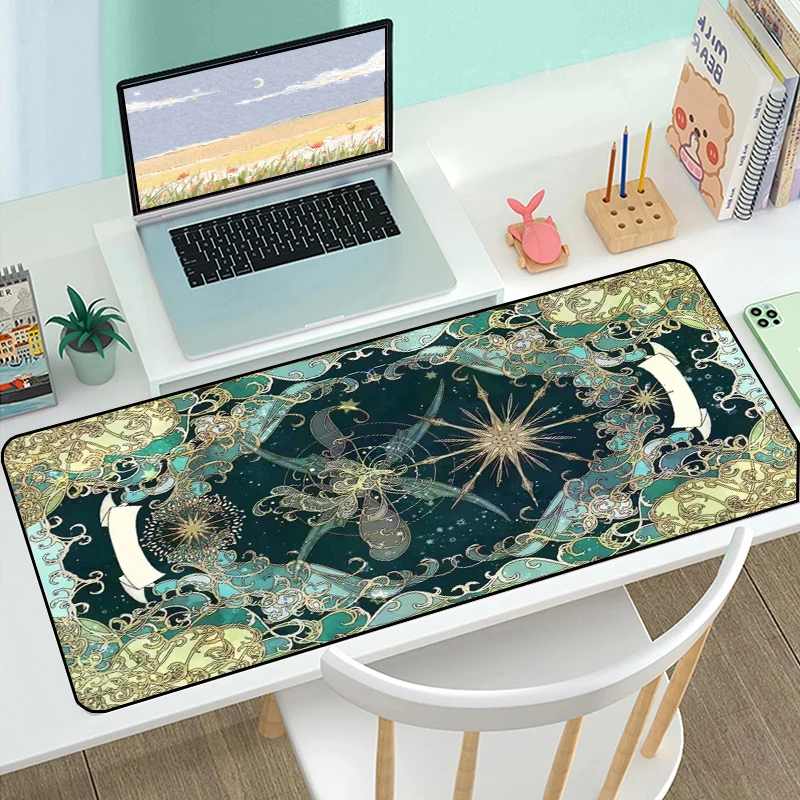 

Tarot Cards Mouse Pad Gaming Mousepad Gamer Sakura Divination Desk Mat Laptop Accessories Mats Anime Mause Pc Pads Carpet Kawaii