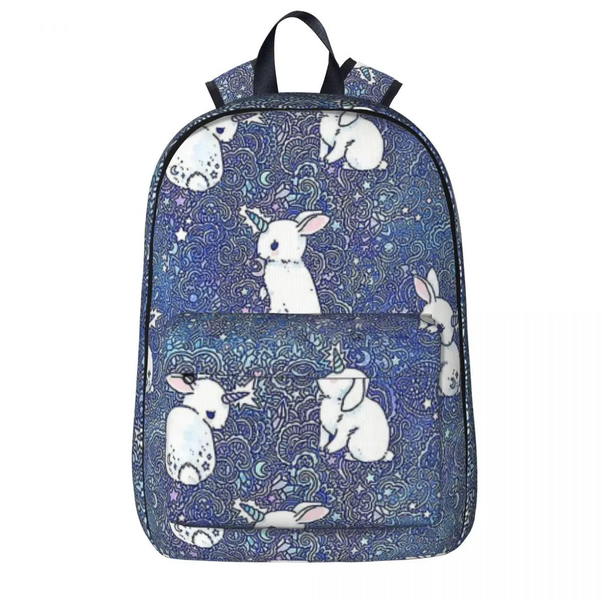 

Рюкзак для девочек и мальчиков, богемный дорожный ранец с рисунком единорога, зайчика, Пейсли, хиппи, аниме, сумки для подростков