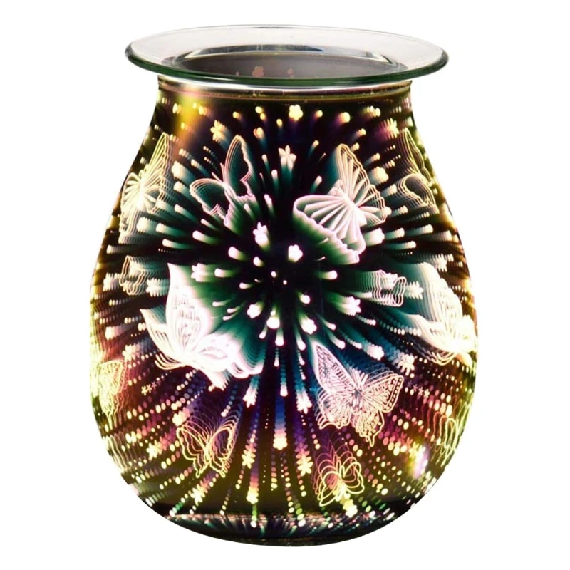 Электрический масляный обогреватель с 3D-эффектом фейерверк стеклянная восковая