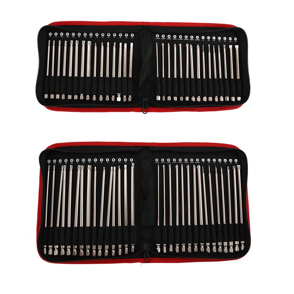 

30pcs/set Magnetic Screwdriver Bit S2 Steel 1/4 Hex Shank Pneumatic/Electric Screwdriver Bits Replacement Parts
