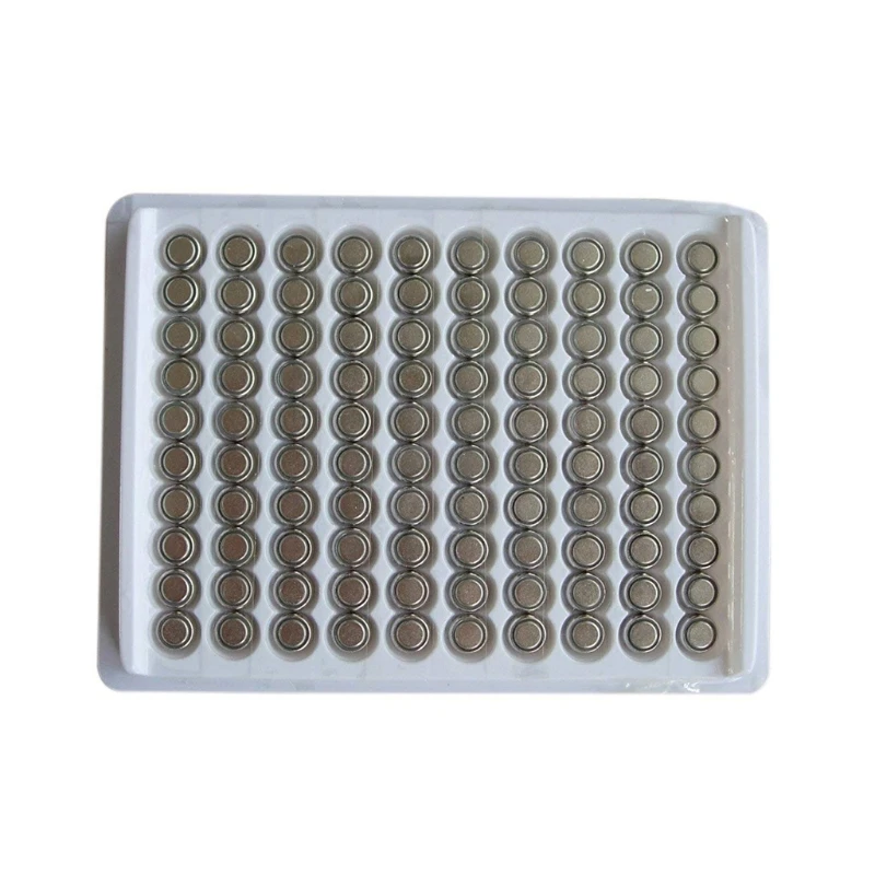 

100Pcs Watch Clock Battery Button Cell 18mAh 1.55V Coin Battery for Electric Toy LR626 Non Rechargeable Cell K1KF