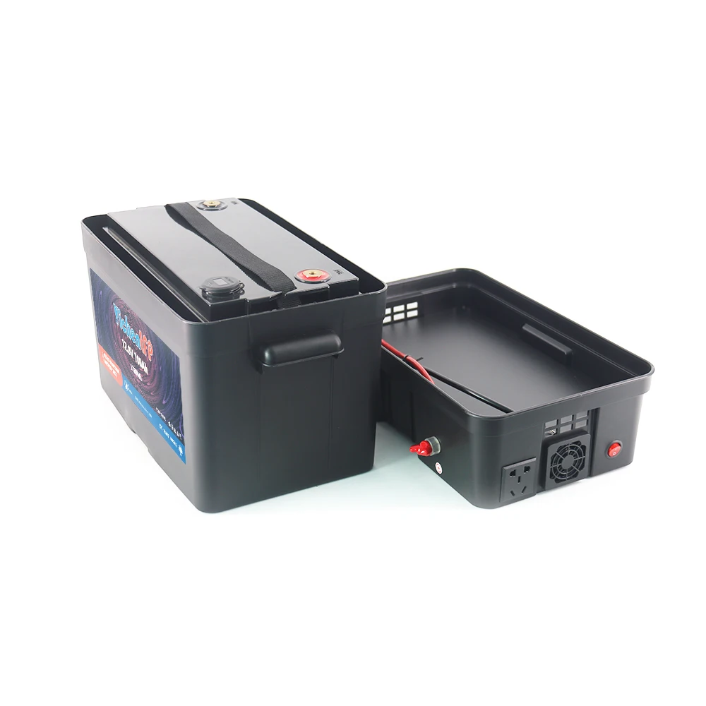 

New Design Outdoor Camping Usb Charge Plastic Waterproof portable power station lifepo4 lithium battery With Inverter