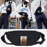 waist bag dwarfs printing fanny pack unisex fashion chest pack outdoor sport crossbody bag casual travel belt bag shoulder packs