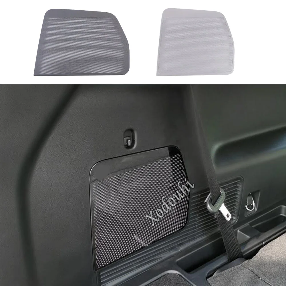 

For Ford Explorer U625 2019 2020 2021 Car Cover Trim Stereo Inner Rear Back Trunk Audio Speak Frame Ring Round Vent Sticker 1pcs