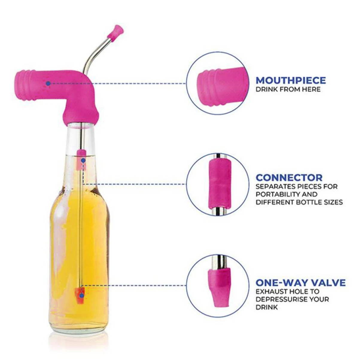 Трубка для питья с клапаном