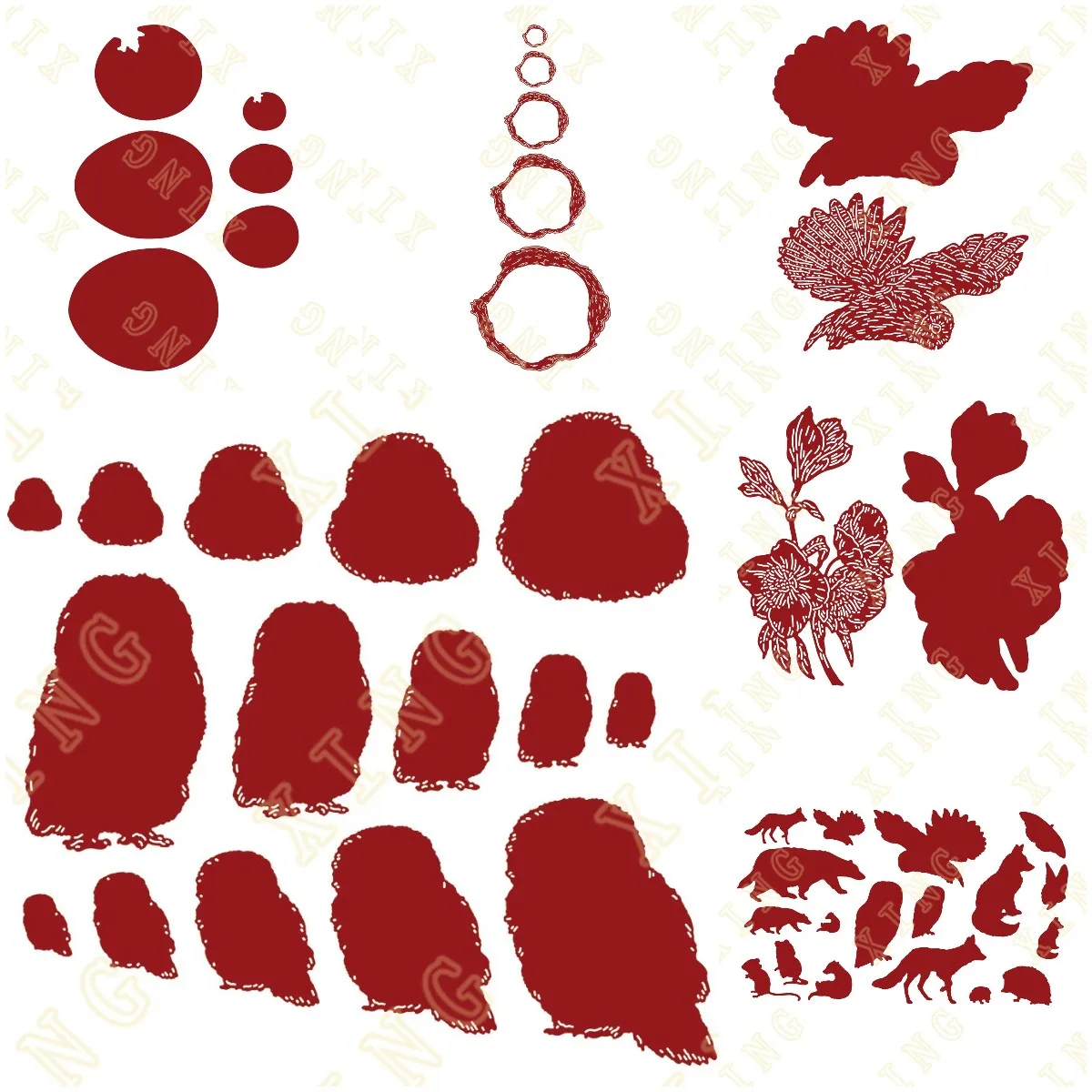 Новое поступление осенних бутонов фигуры Equinox металлические режущие штампы