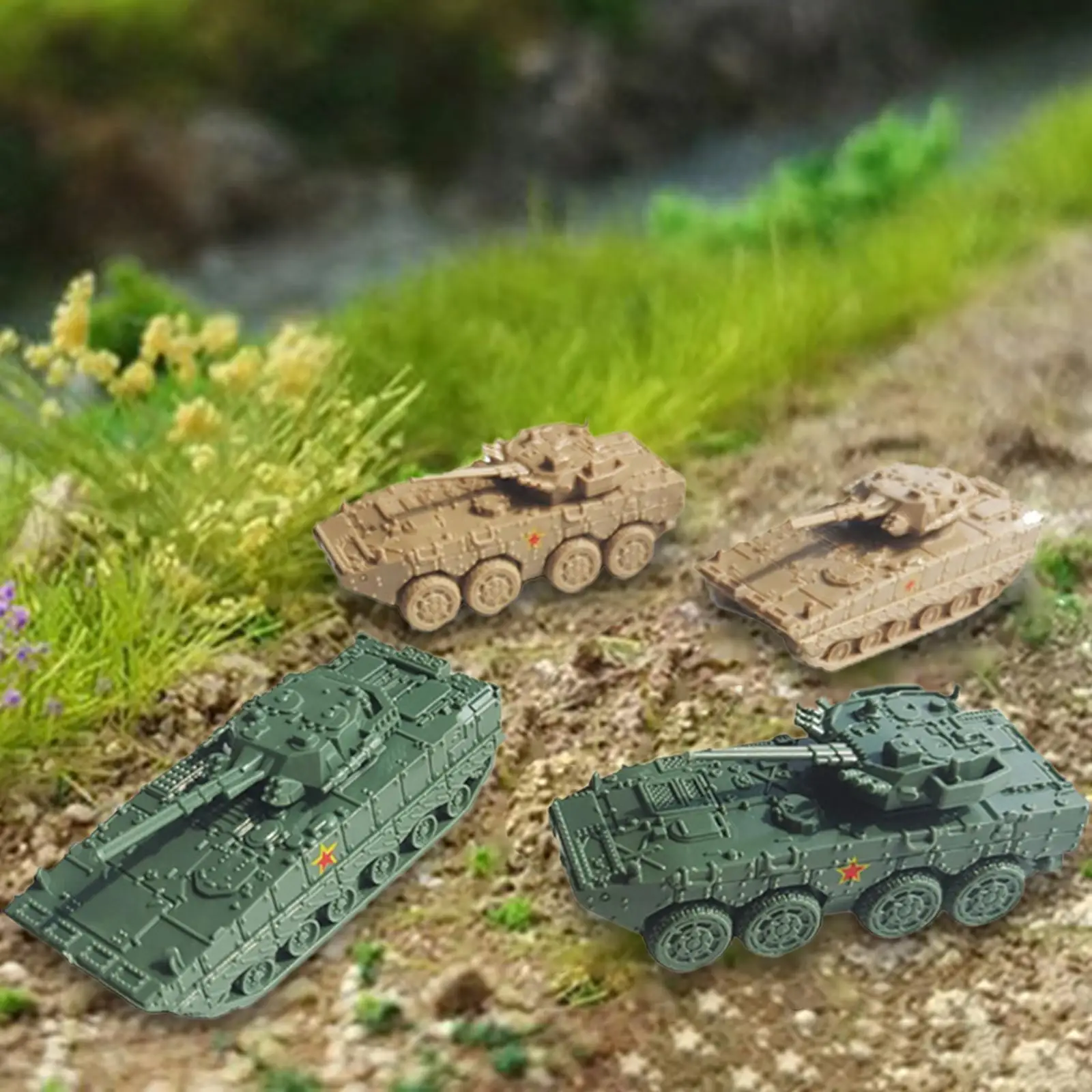 4x масштаб 1/144 современная модель танка автомобиля игрушка для девочек взрослых