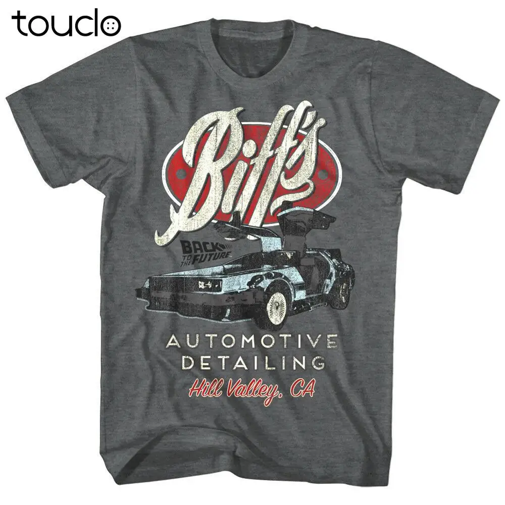 

New Back To The Future Mens T Shirt Biff'S Automotive Detailing Hill Valley Movie Unisex T-Shirt S-5Xl Xs-5Xl Custom Gift