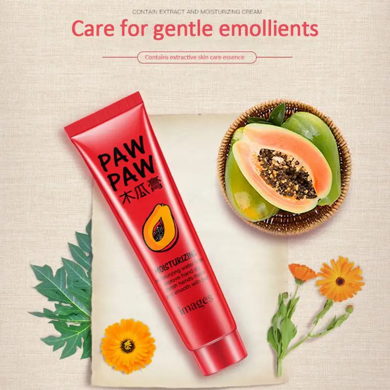 

1pcs Papaya Cream Universal Cream Hydrating Moisturizing Smoothing Hand Care Foot Cream Whitening Cream Lip Balm Skin Care TSLM1