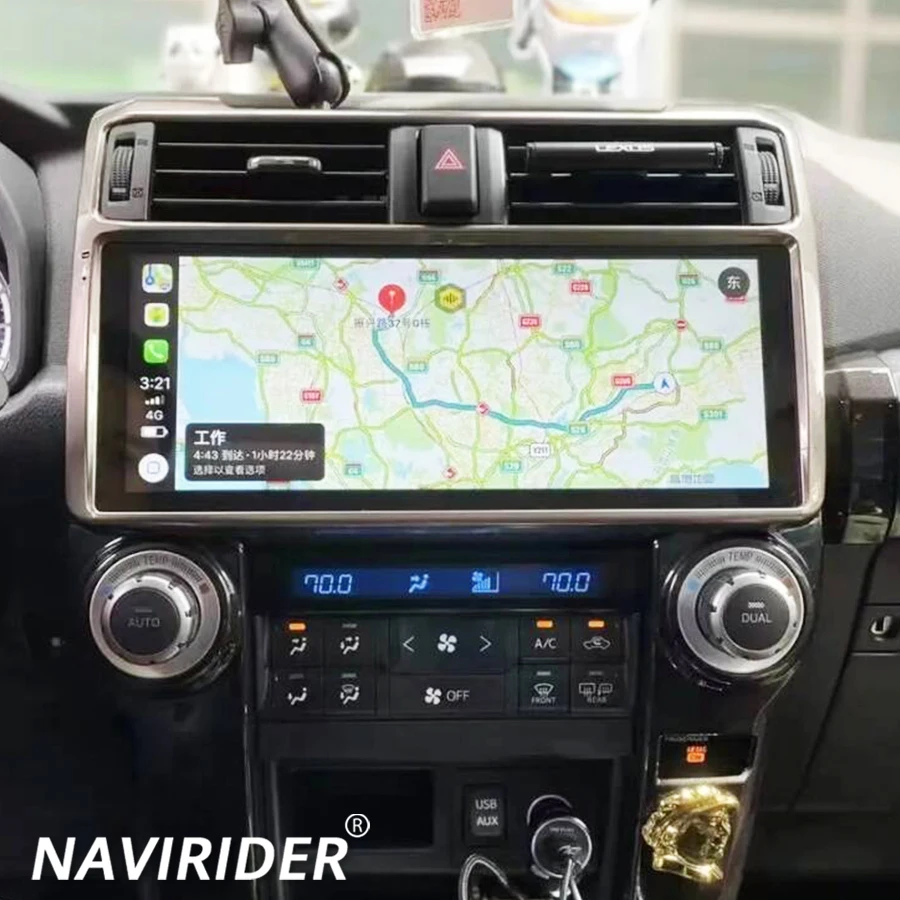 12 3 Navirider Android 13 для Toyota 4 Runner 4Runner 2009-2019 автомобильный GPS-навигатор головной убор