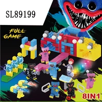 sl89199 building blocks set model anime cartoon game character childrens building bricks toy kits gifts