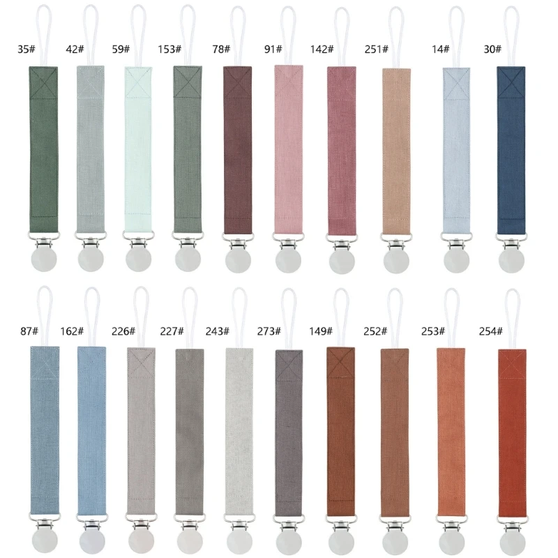 

Детская цепочка-зажим для соски-Пустышки из ткани рами в стиле страны