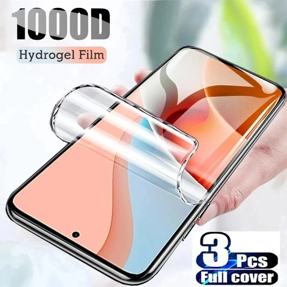 

3PCS For ZTE Blade V41 V40 Vita V40s V41 A72 4G 5G A52 Lite A31 A71 A51 V30 V10 L8 L9 Screen Protector Hydrogel Film Film Cover